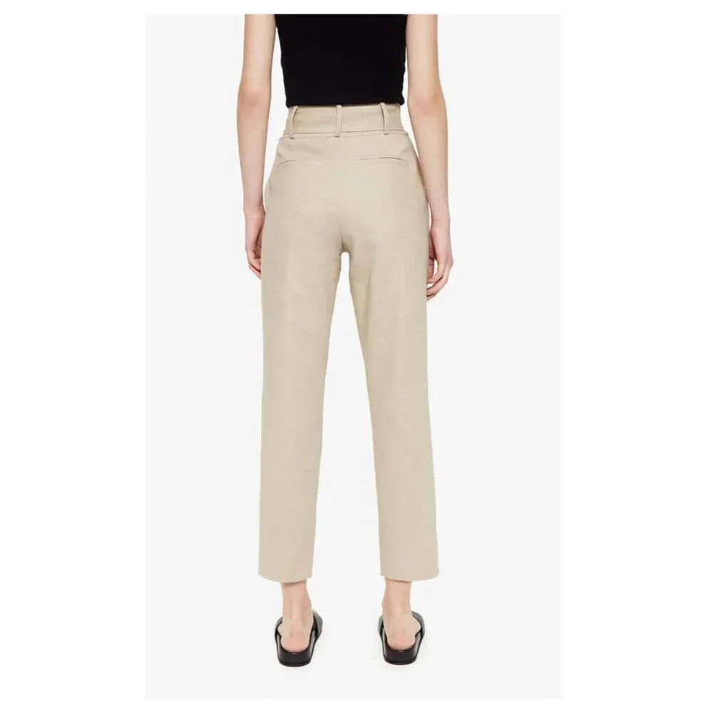 Anine Bing Elyse Trouser in Oat